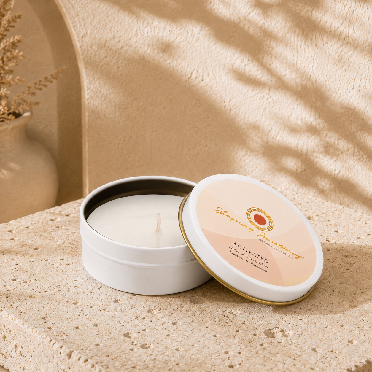 Activated Petite Candle: Citrus, Patchouli & Eucalyptus