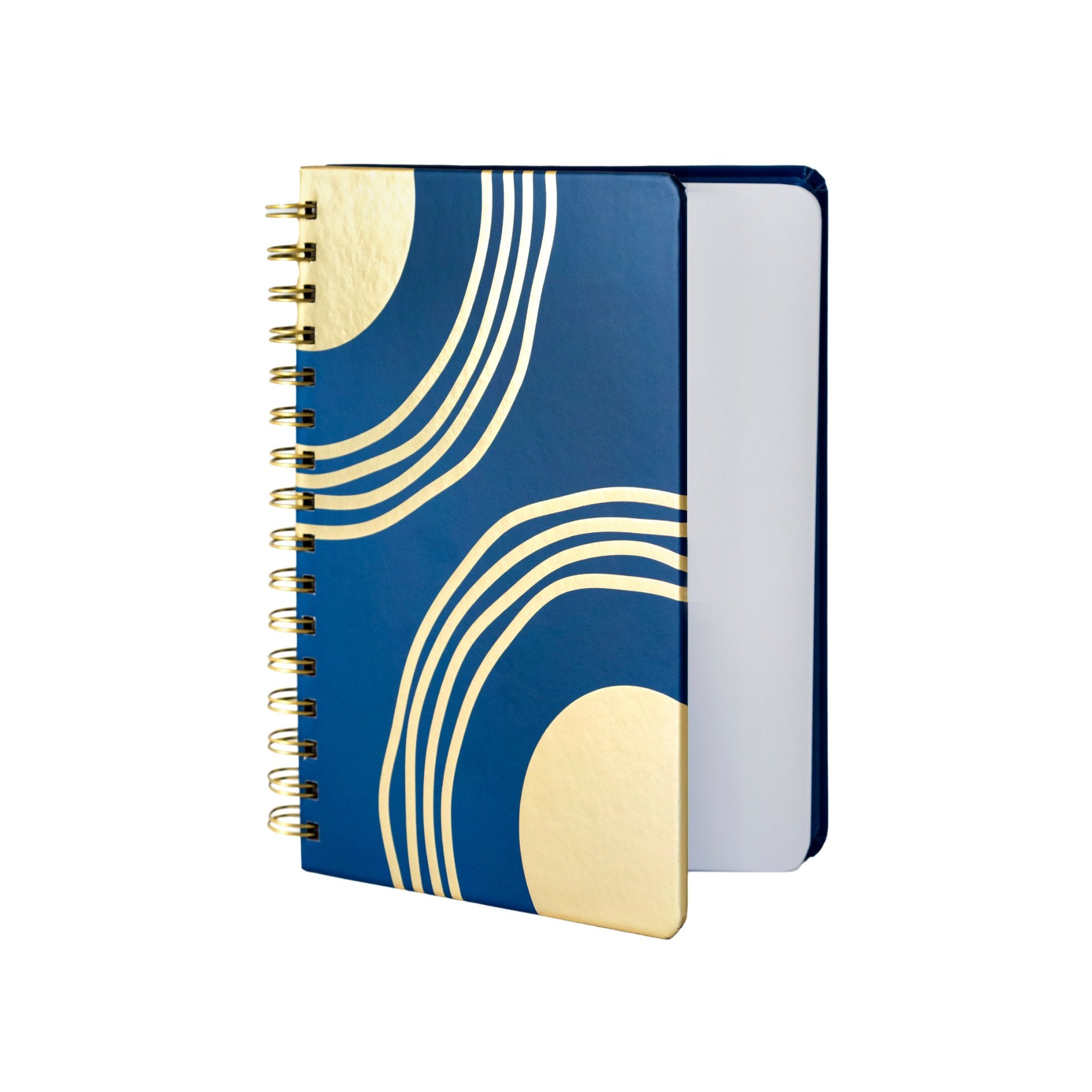 Shaping Freedom Journal: Blue & Gold Wire Bound