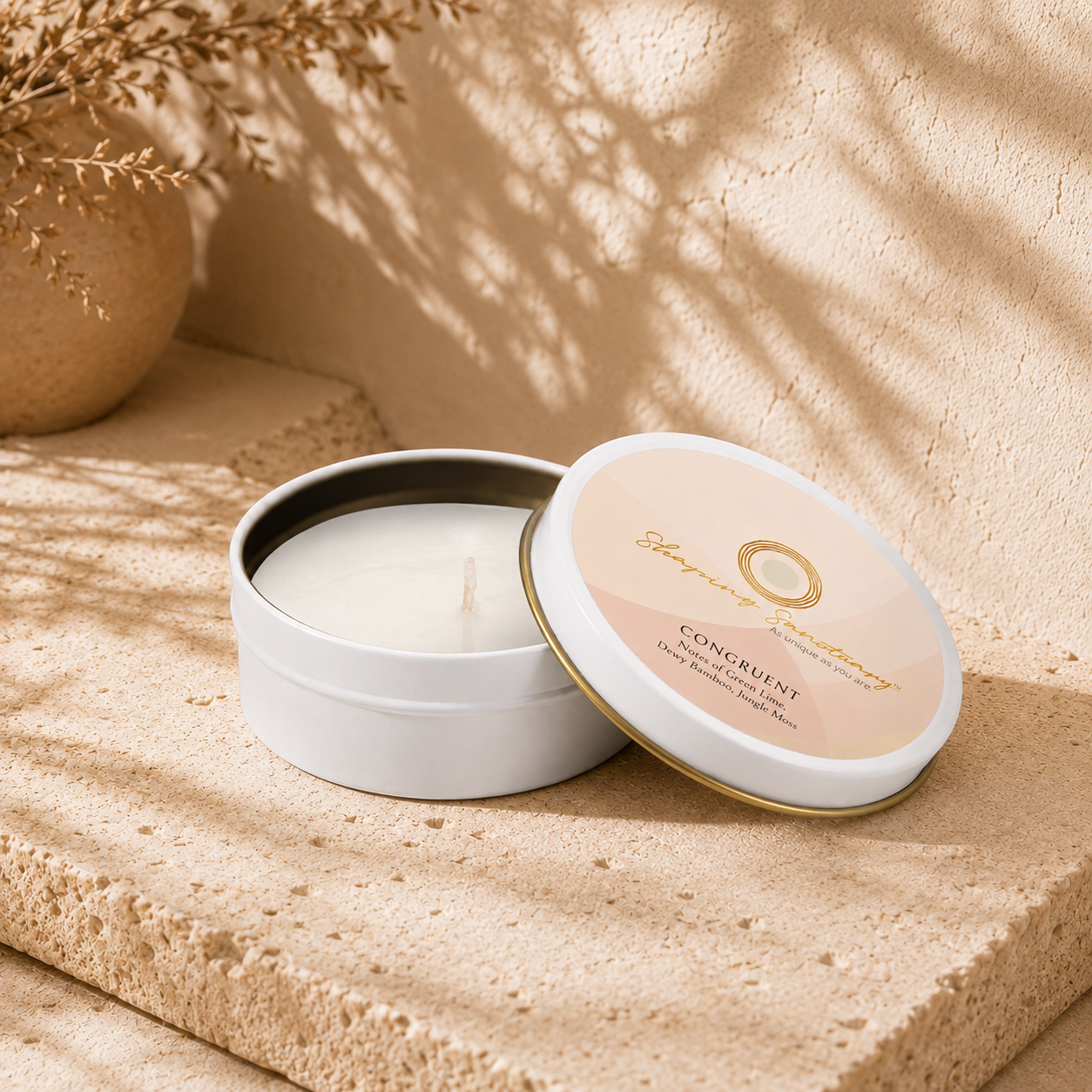Congruent Petite Candle: Lime & Jungle Moss