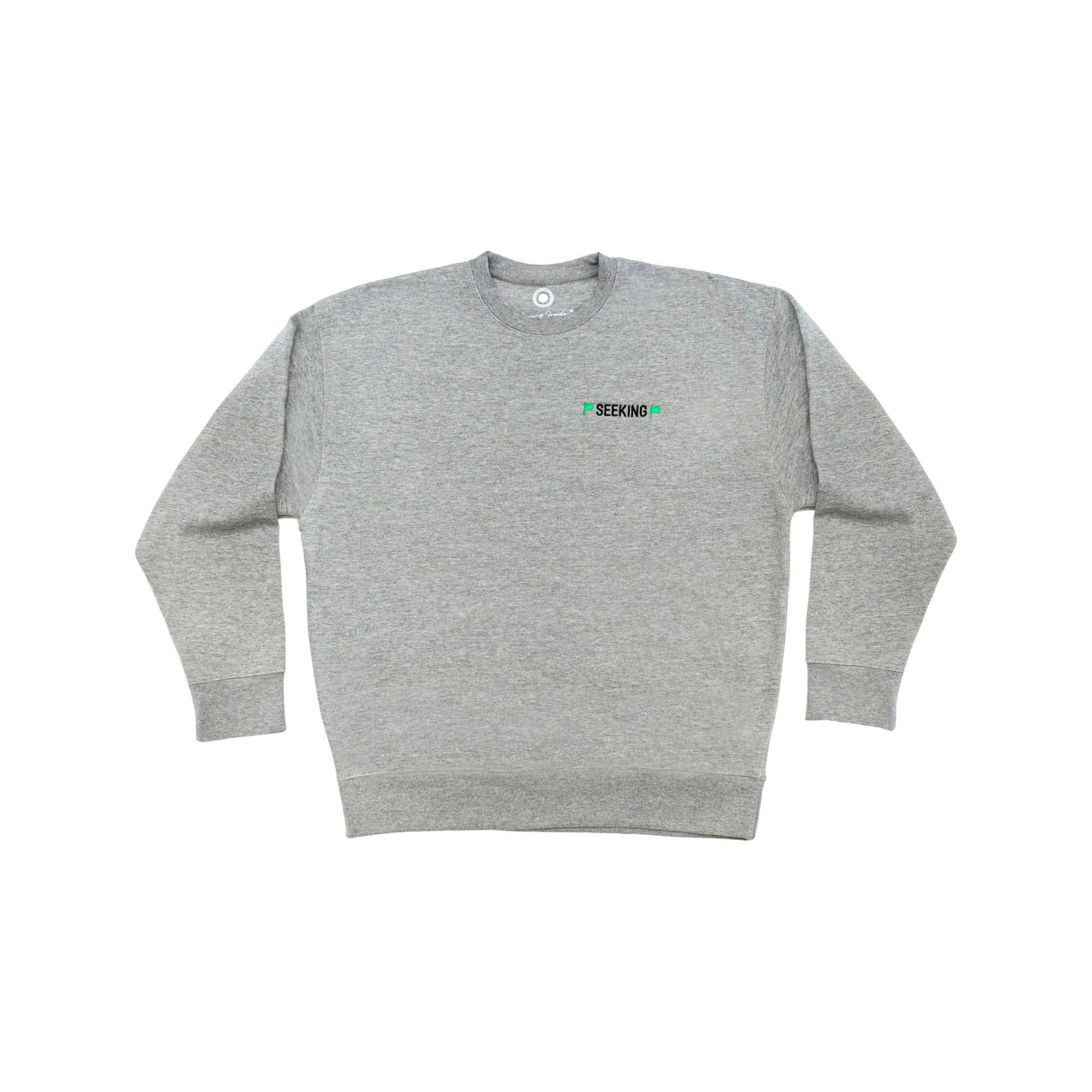 Green Flag Seeking Green Flag Sweatshirt, Grey