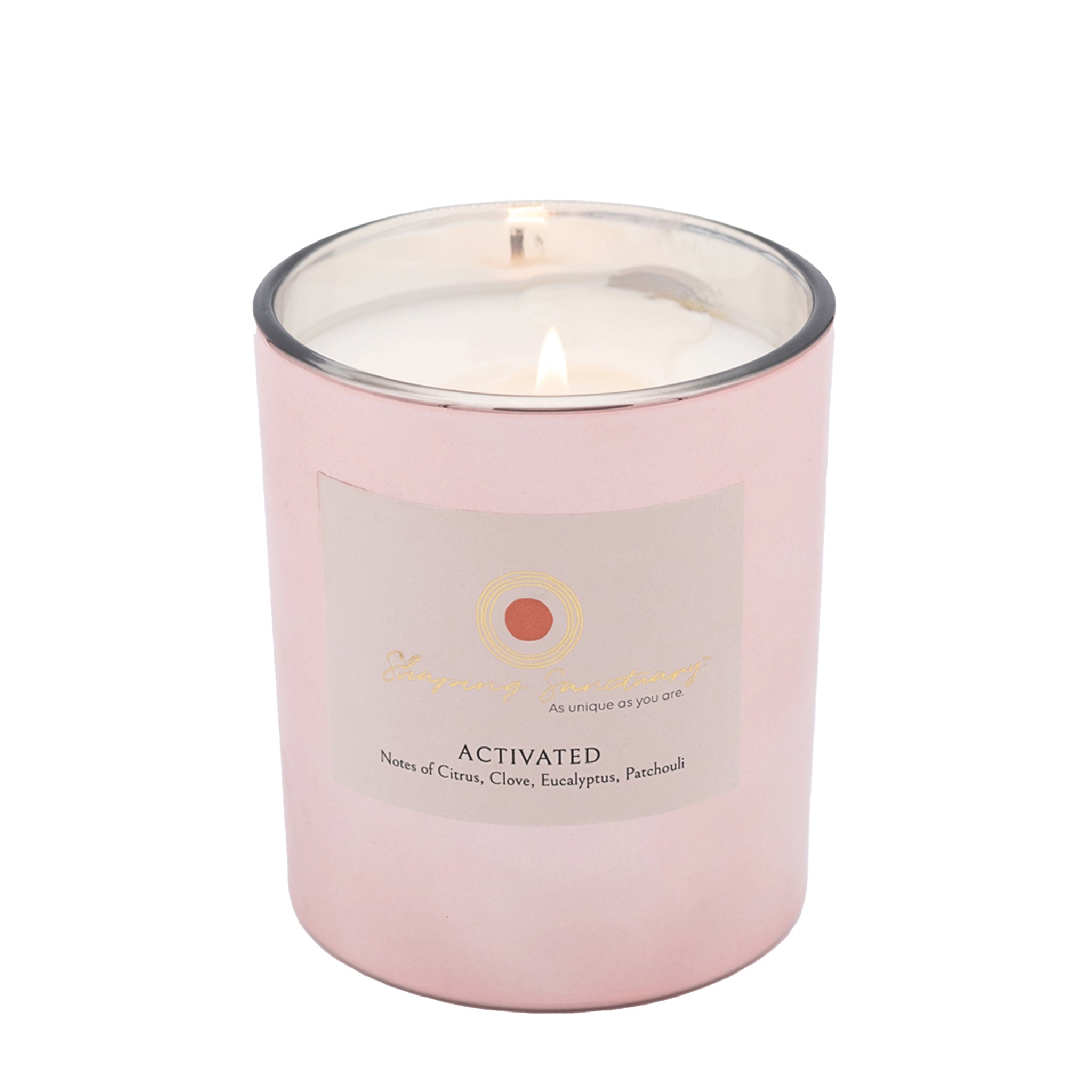 Activated Candle – Citrus, Patchouli, Clove & Eucalyptus