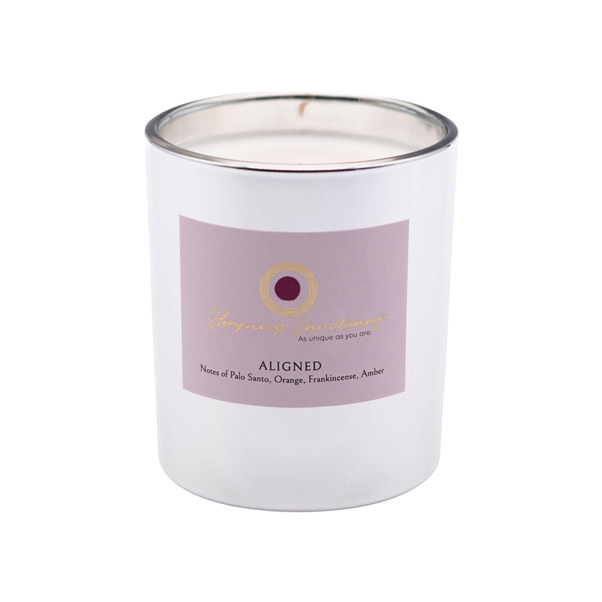 Aligned Petite Candle: Palo Santo & Citrus