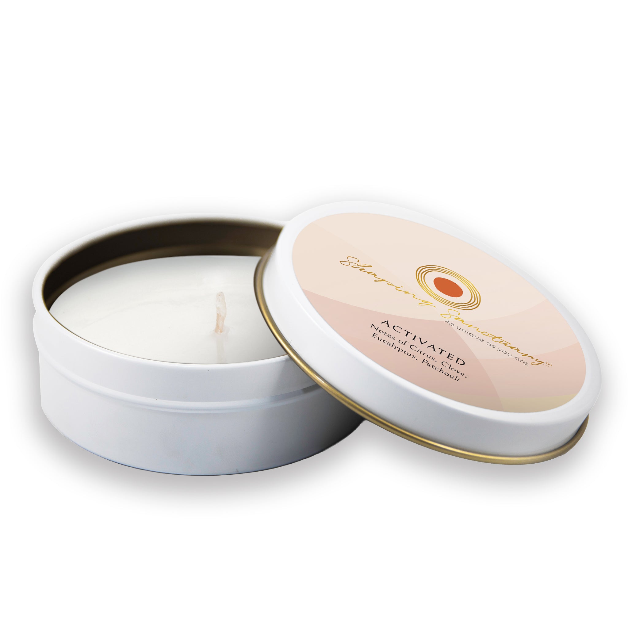 Activated Petite Candle – Hand-Poured Uplifting Candle for Mindful Energy & Intention