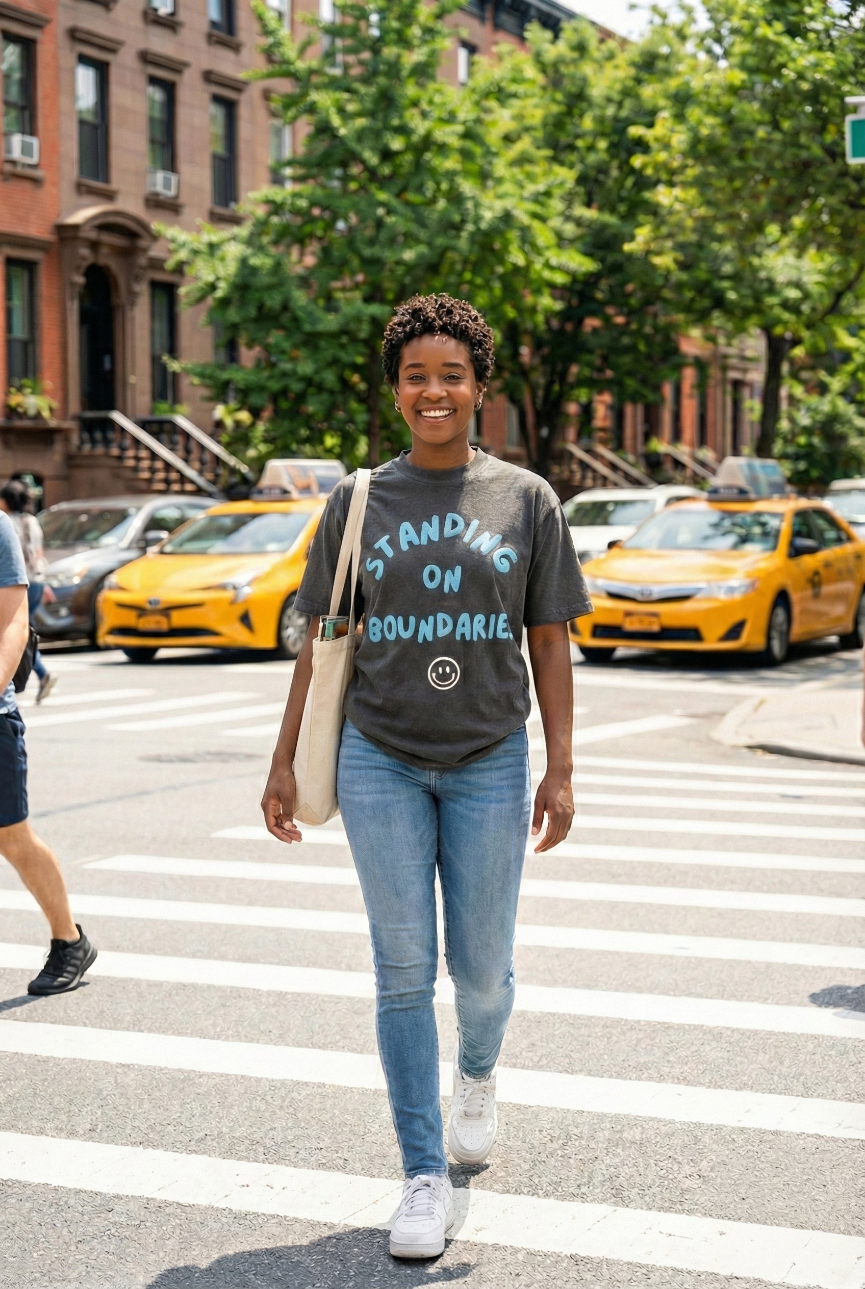 Standing on Boundaries T-Shirt – Black