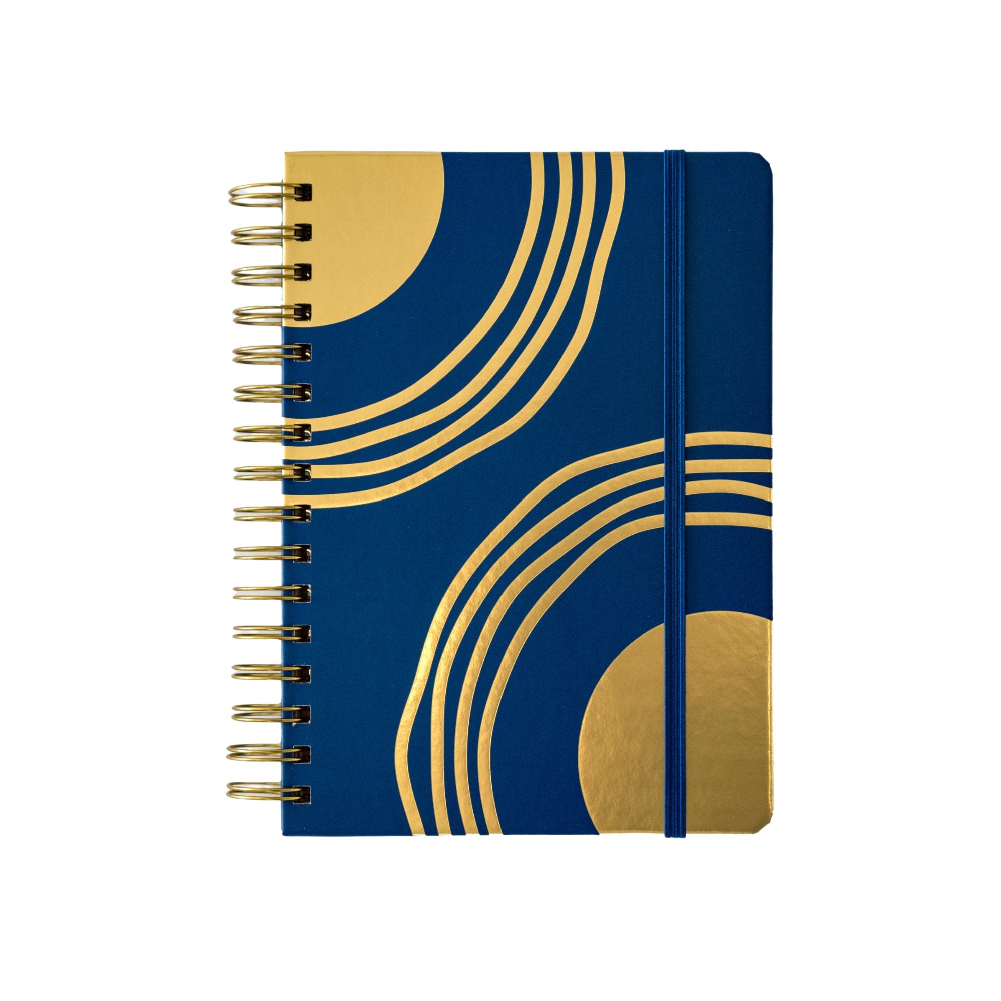Shaping Freedom Journal: Blue & Gold Wire Bound