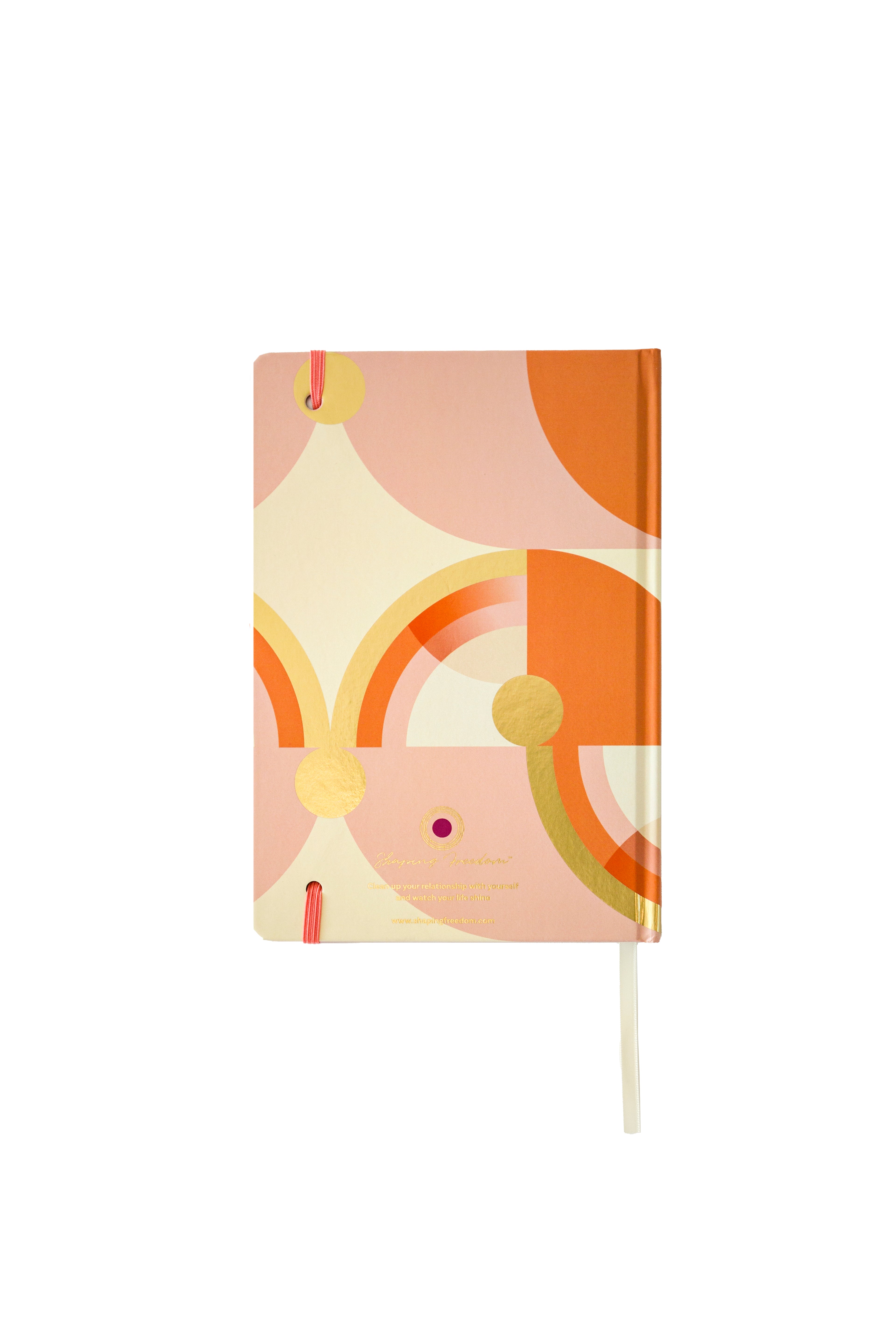 Hardcover Journal (Orange/Tan, Perfect Bound)