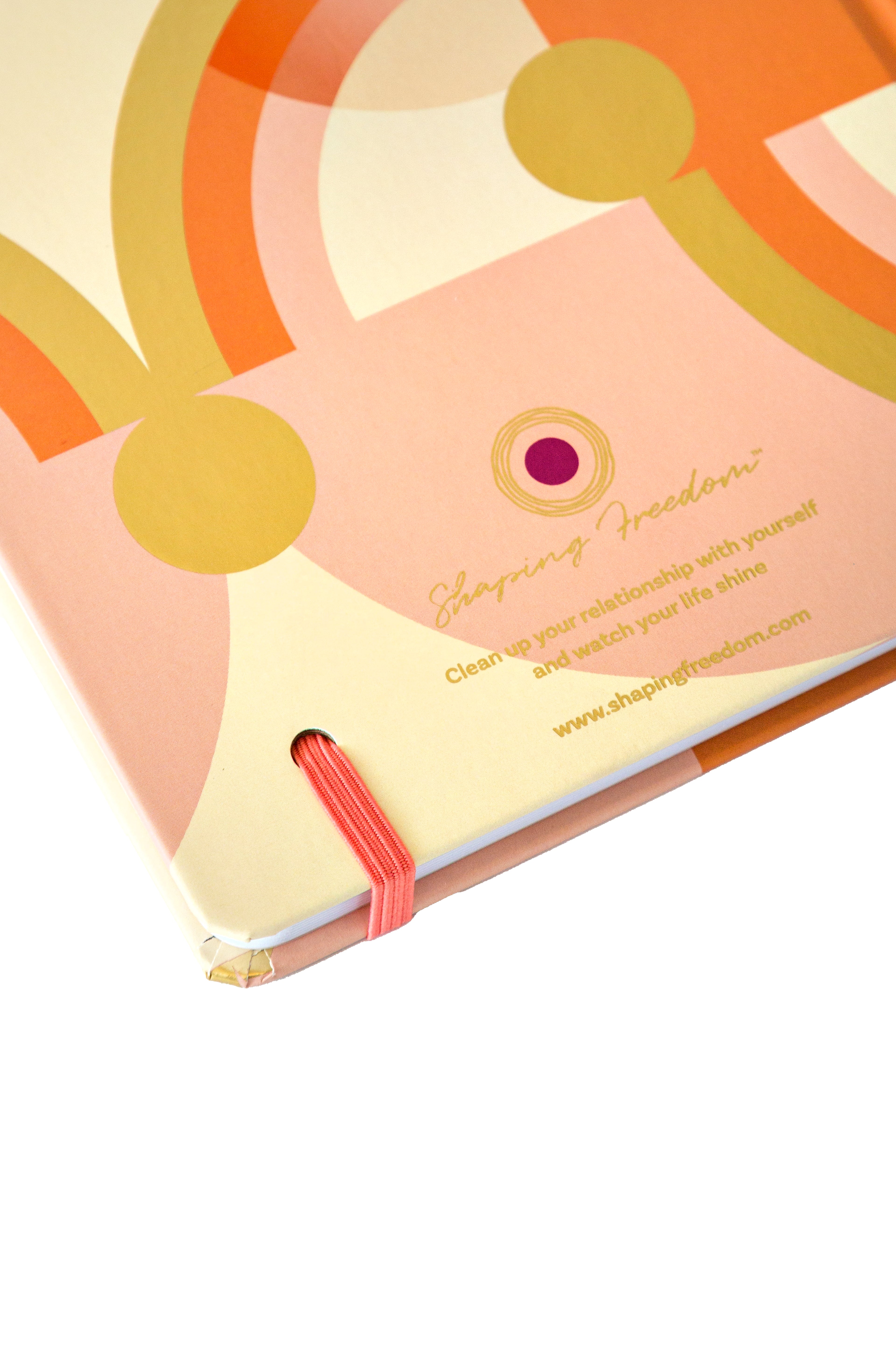 Hardcover Journal (Orange/Tan, Perfect Bound)