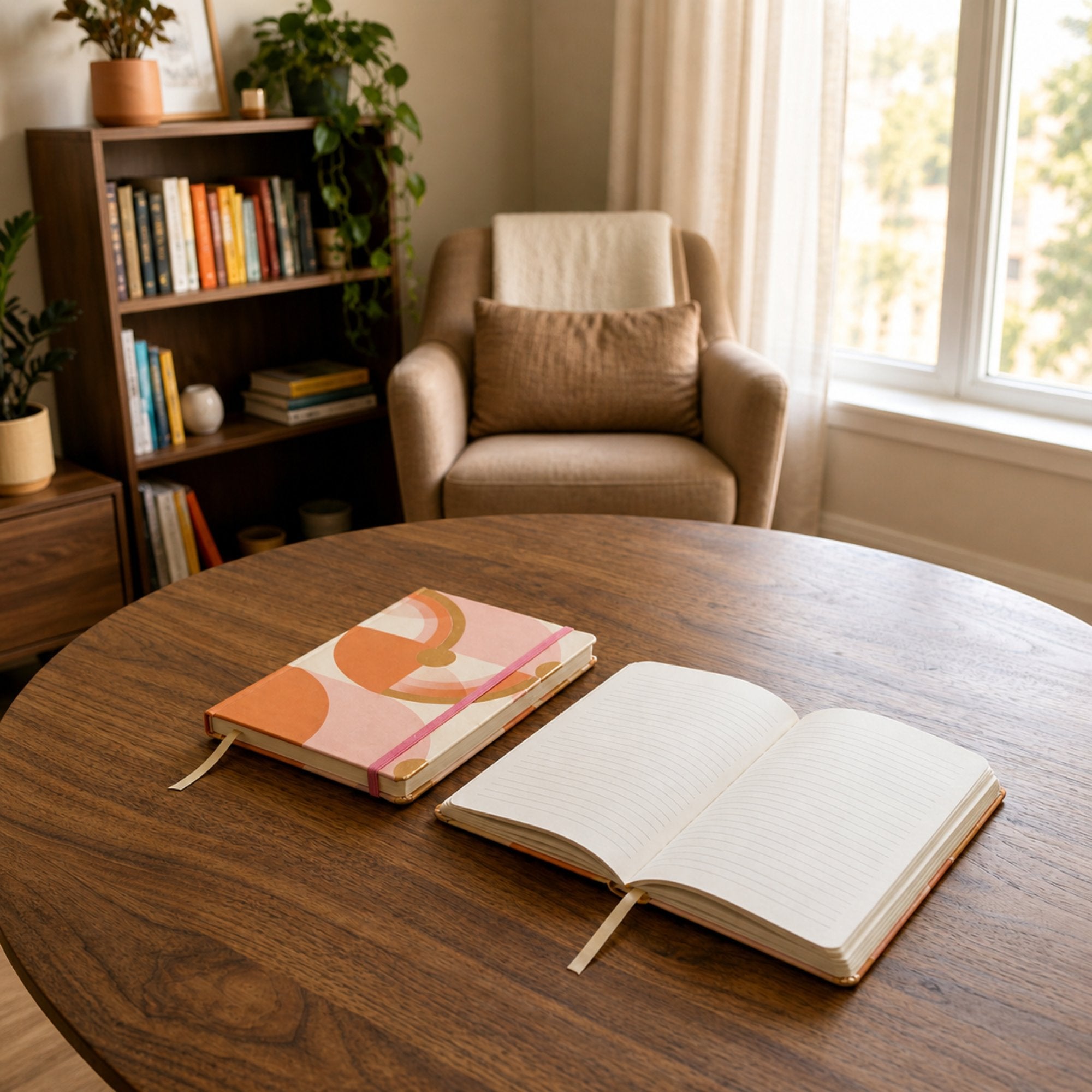 Shaping Freedom Journal: Orange & Tan Hardcover