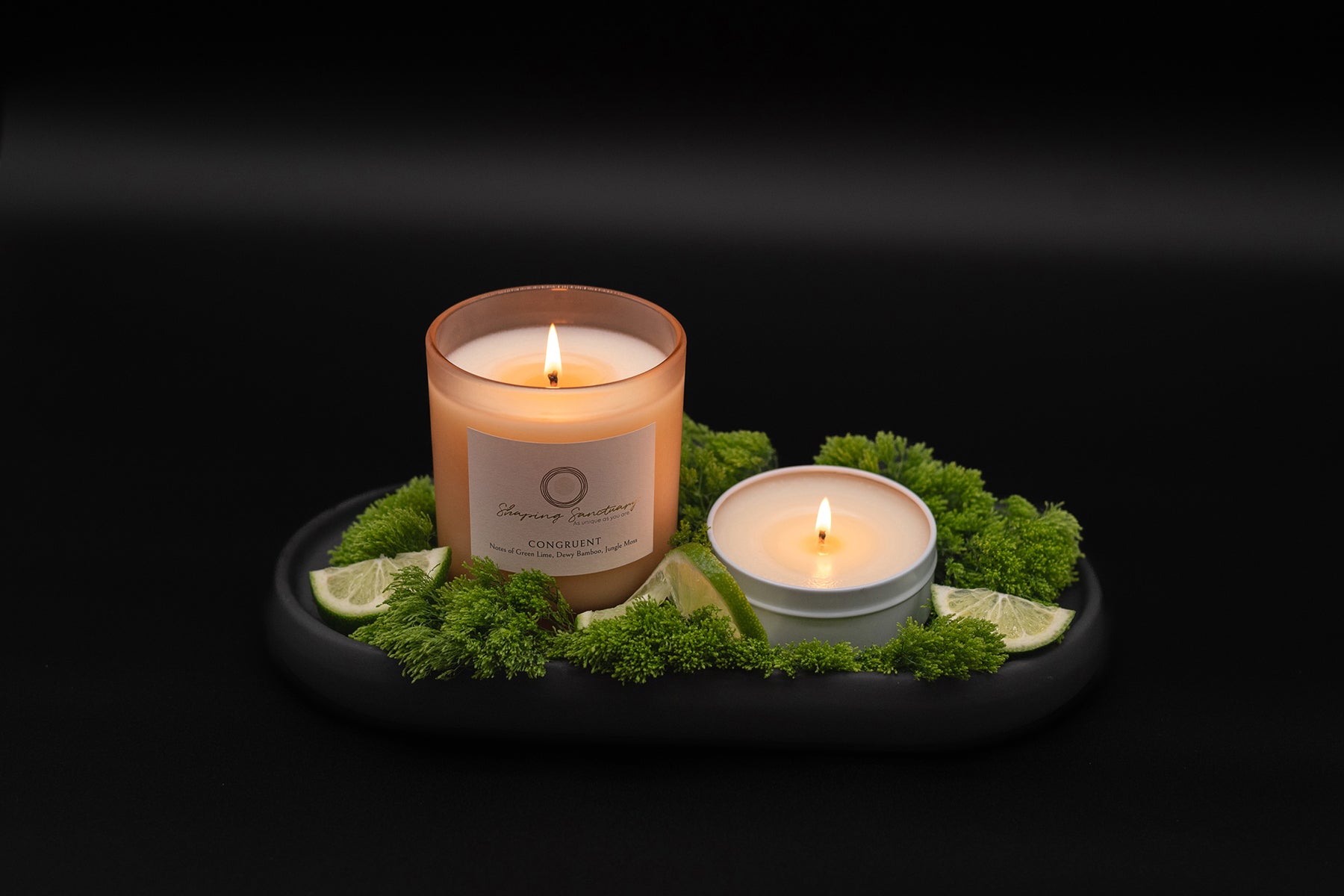 Congruent Candle – Lime, Bamboo and Jungle Moss