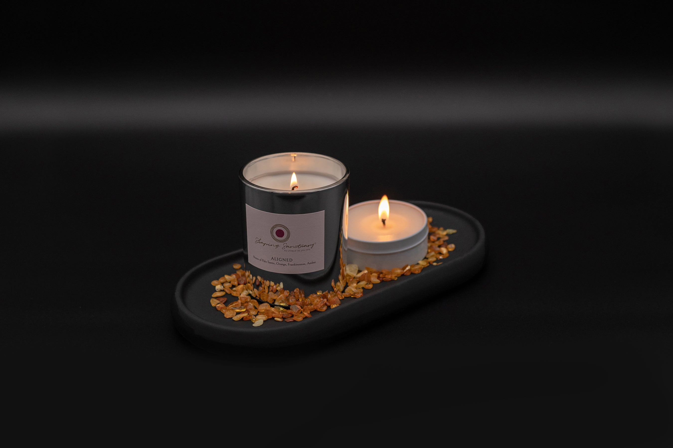 Aligned Candle – Palo Santo, Citrus, Frankincense & Amber