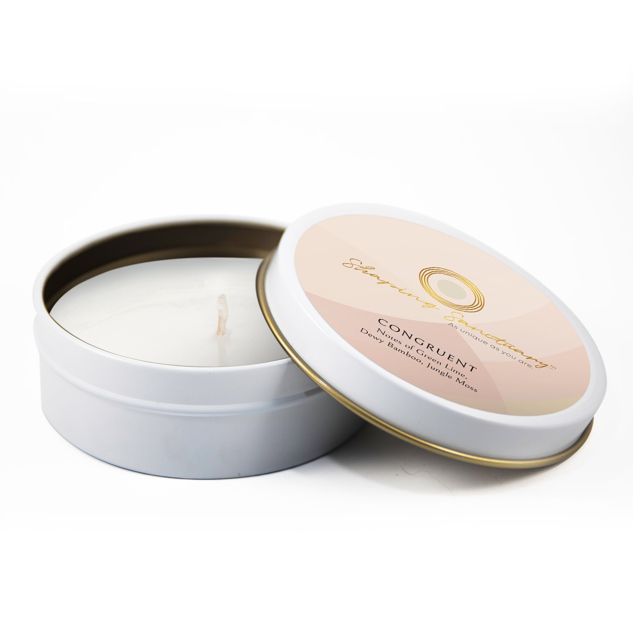 Congruent Petite Candle – Hand-Poured Grounding Candle for Clarity & Inner Peace