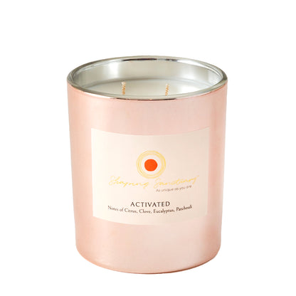Activated Candle – Citrus, Patchouli, Clove & Eucalyptus