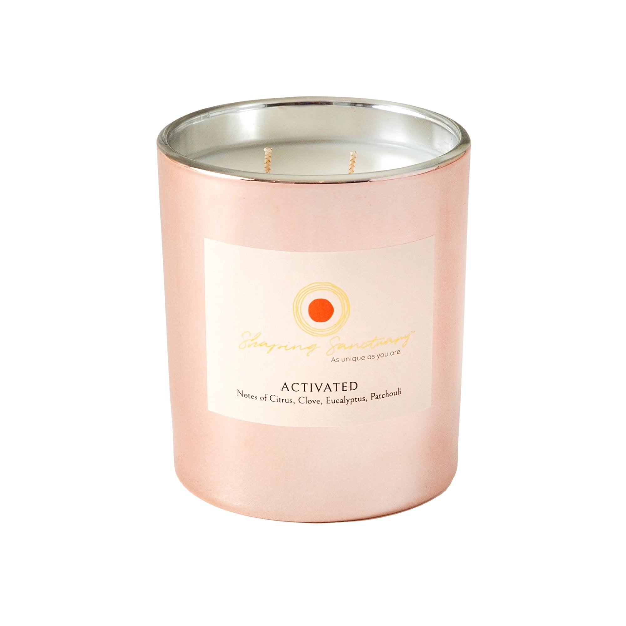 Activated Candle: Citrus, Patchouli & Eucalyptus