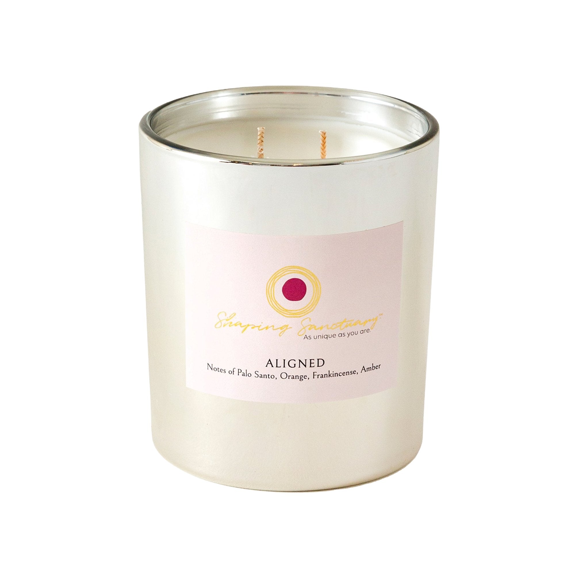 Aligned Petite Candle: Palo Santo & Citrus