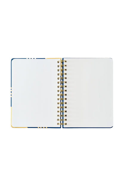 Shaping Freedom Hardcover Journal (Blue & Gold, Wire Bound)