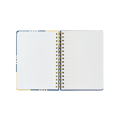 Shaping Freedom Journal: Blue & Gold Wire Bound