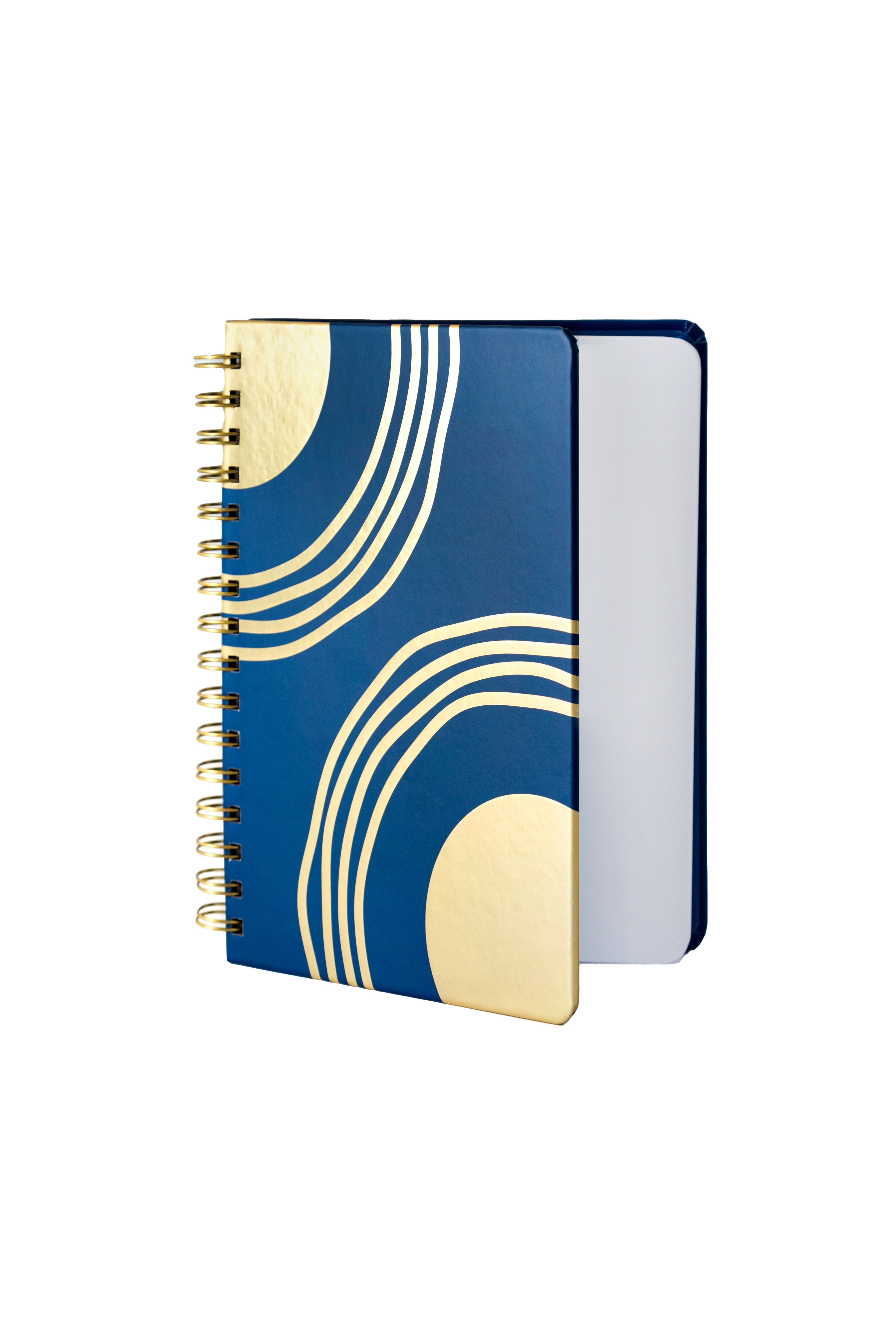 Shaping Freedom Hardcover Journal (Blue & Gold, Wire Bound)