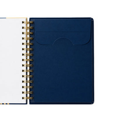 Shaping Freedom Journal: Blue & Gold Wire Bound