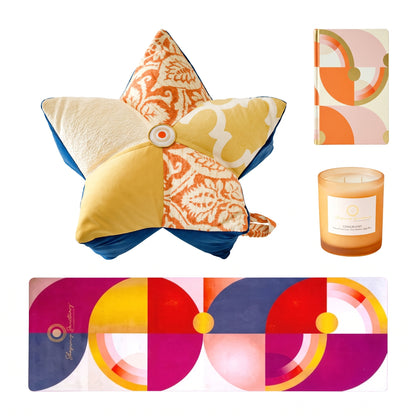 Daily Practice Kit: Candle | Yoga Mat | Journal | Meditation Pillow