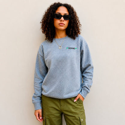 Green Flag Seeking Green Flag Sweatshirt, Grey