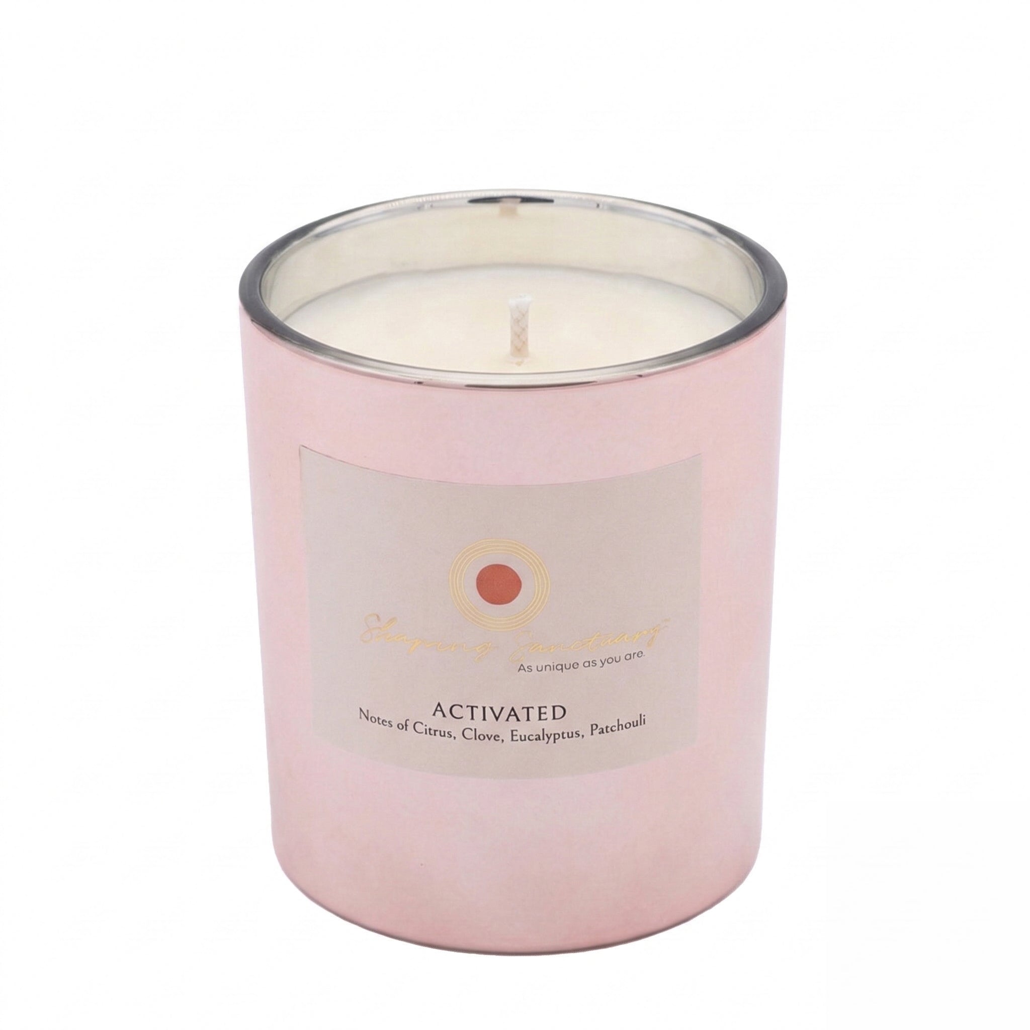 Activated Candle – Citrus, Patchouli, Clove & Eucalyptus