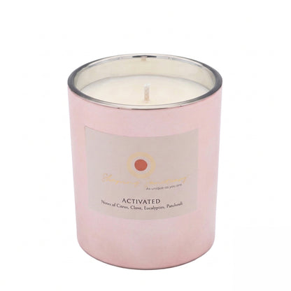 Activated Candle – Citrus, Patchouli, Clove & Eucalyptus