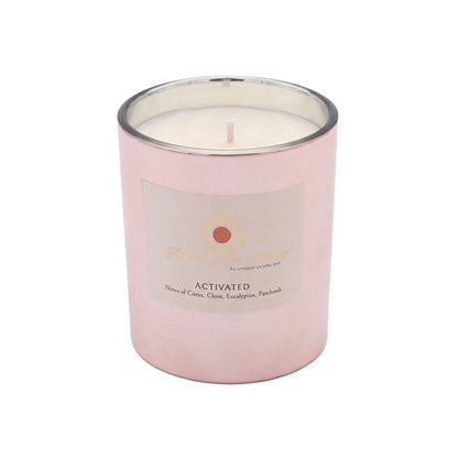Activated Candle: Citrus, Patchouli & Eucalyptus