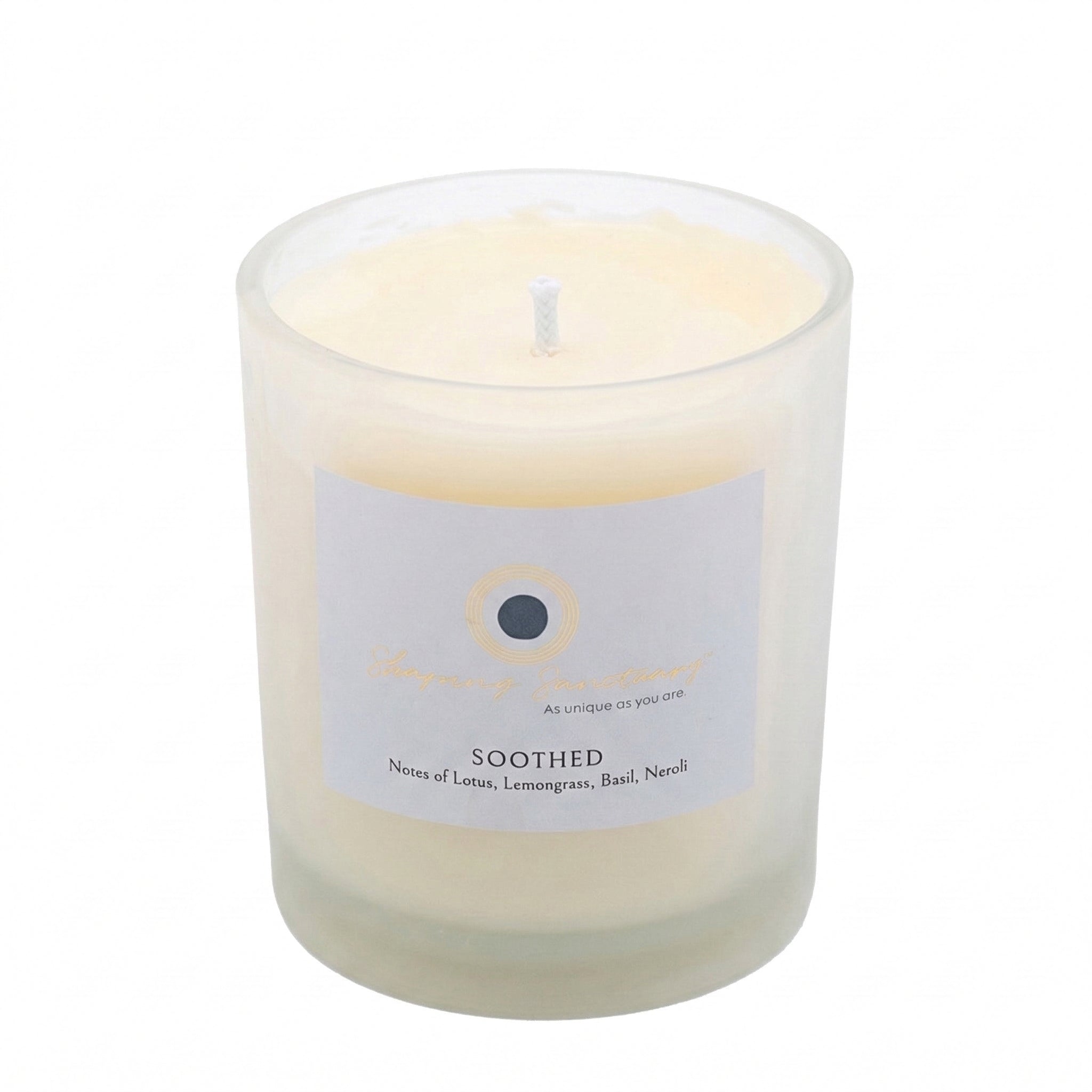 Soothed Candle – Lotus, Lemongrass & Orange Blossom