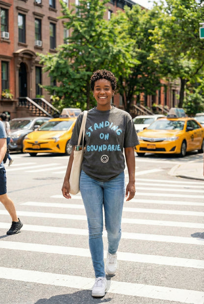 Standing on Boundaries T-Shirt – Black