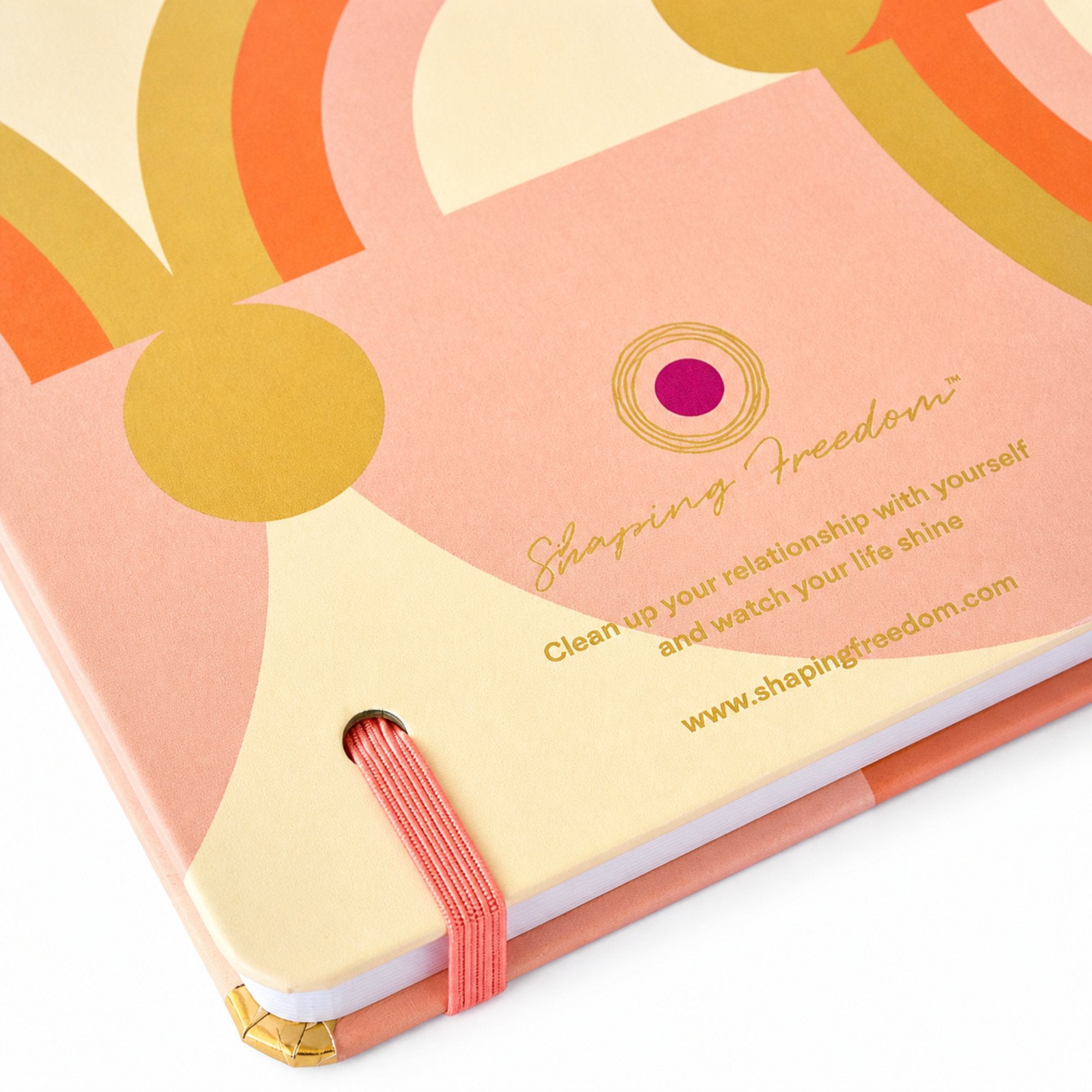 Shaping Freedom Journal: Orange & Tan Hardcover