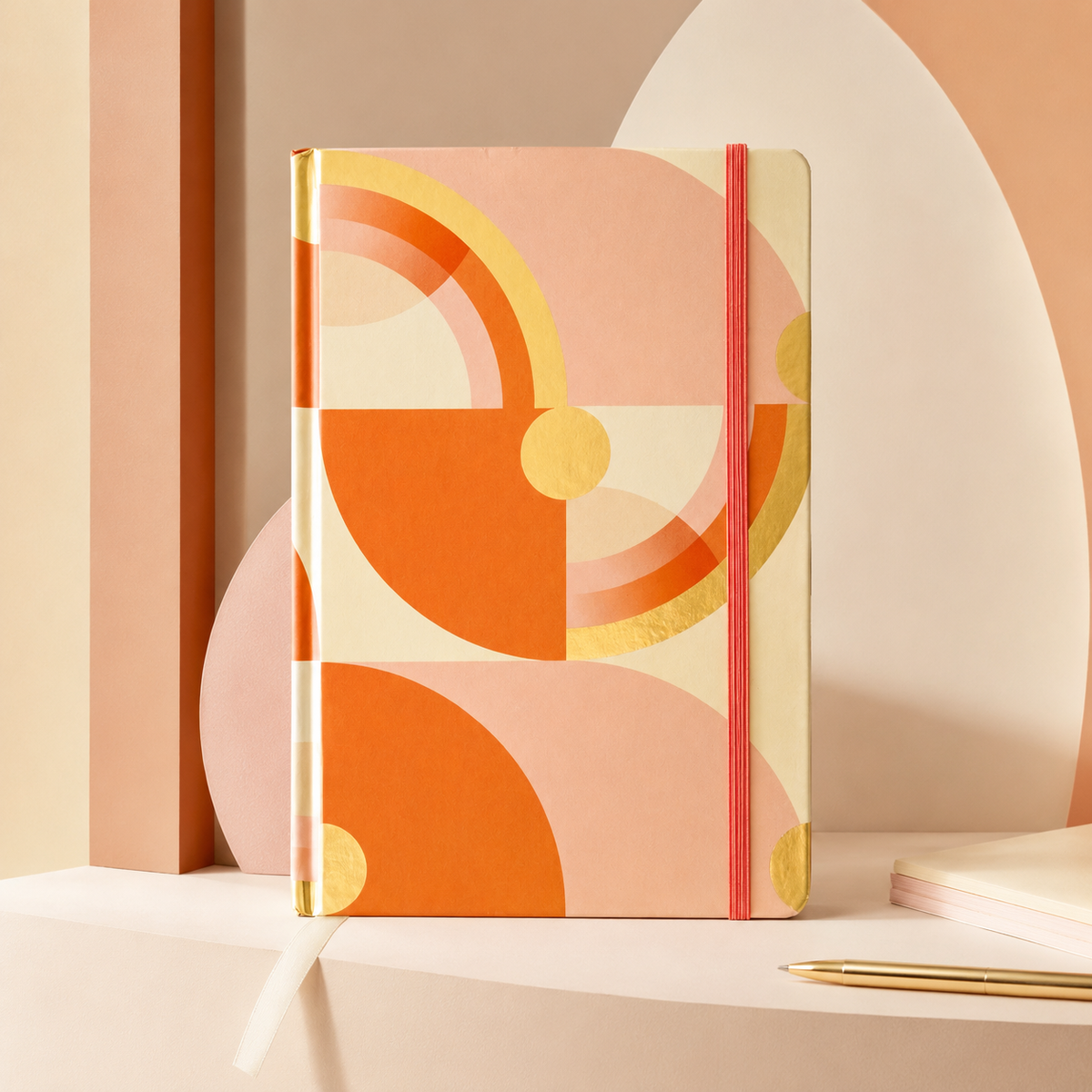 Shaping Freedom Journal: Orange & Tan Hardcover