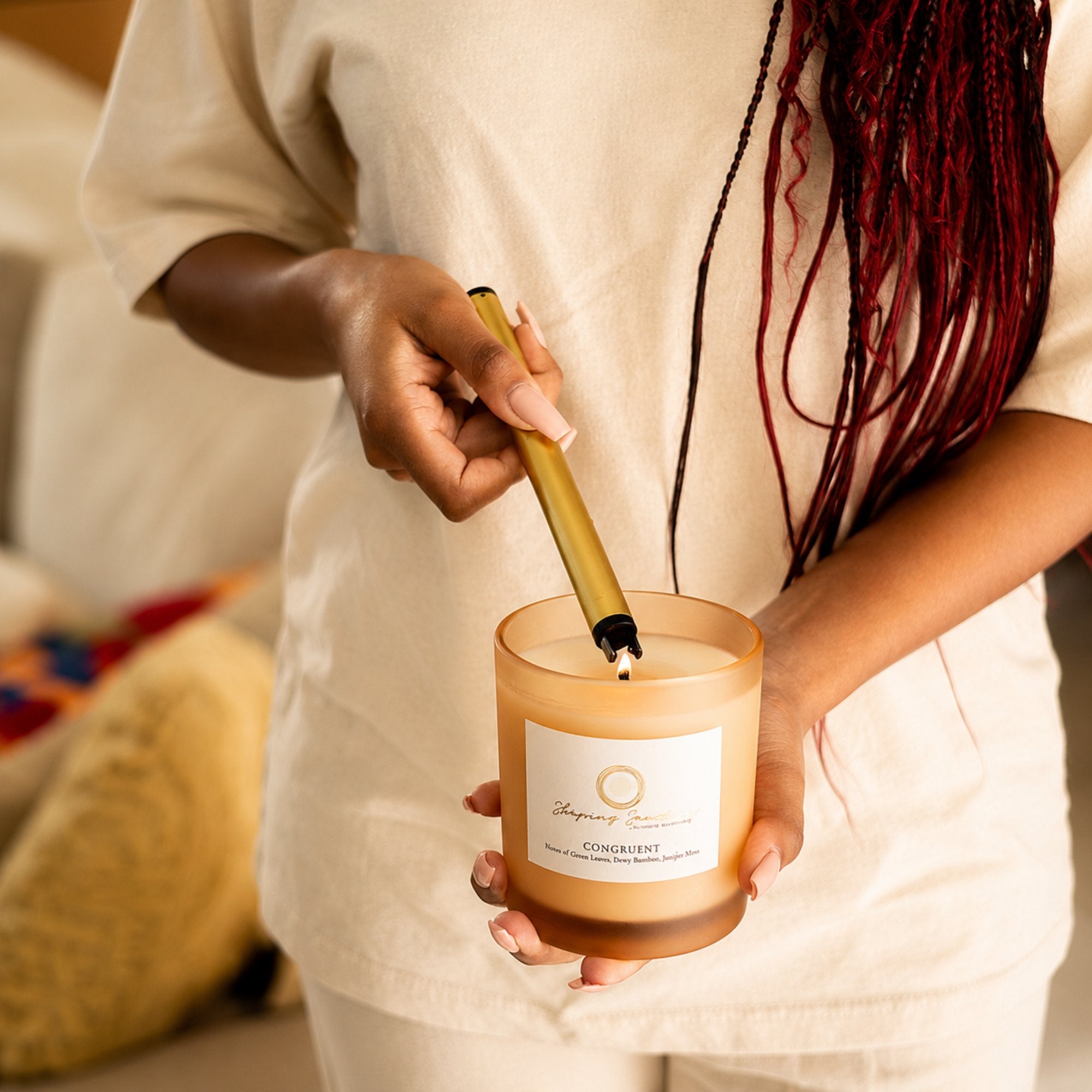 Congruent Candle: Lime, Bamboo & Jungle Moss